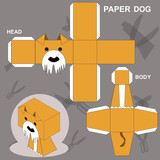 Dog Paper Craft Template Stock Image And Royalty Free Vector Files Dog Paper Craft Template