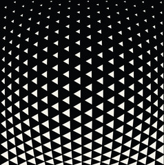 geometric triangle halftone minimal pattern vector background