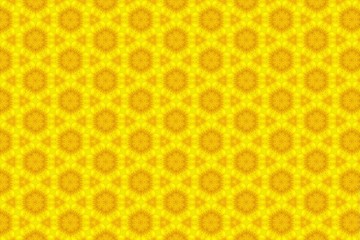 Abstract yellow sunflower pattern background