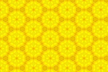 Abstract yellow sunflower pattern background