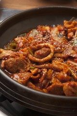 Squid and Pork Belly Bulgogi