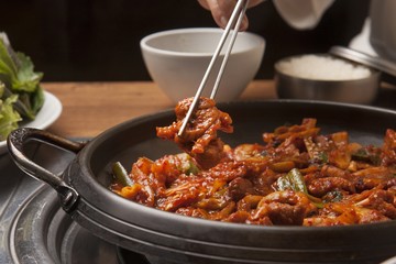 Squid and Pork Belly Bulgogi