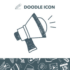 doodle Megaphone