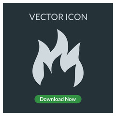 Fire vector icon
