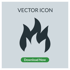 Fire vector icon