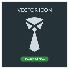Tie vector icon