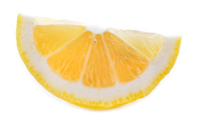 Fresh juicy lemon on white background, studio shot