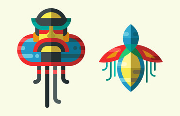 Flying kite vector illustration wind fun toy fly leisure happy isolated joy string activity play freedom game design vacation childhood