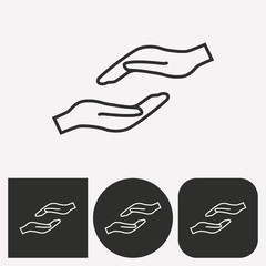 Donate - vector icon.