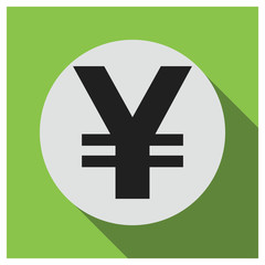 Yen vector icon