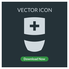 Obraz premium Nurse vector icon