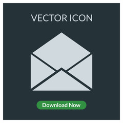 Letter vector icon