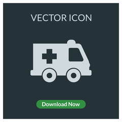 Ambulance vector icon