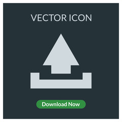 Upload vector icon