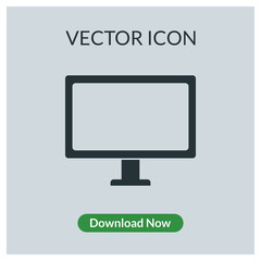 Monitor vector icon
