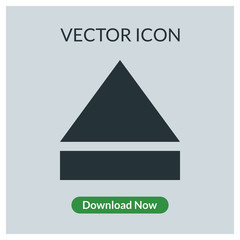 Eject vector icon