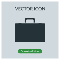 Business bag vector icon