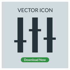 Adjustment vector icon