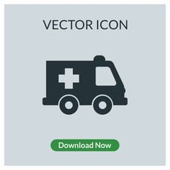 Ambulance vector icon