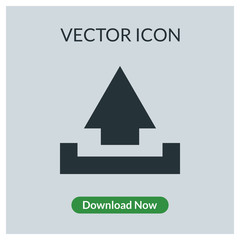 Upload vector icon