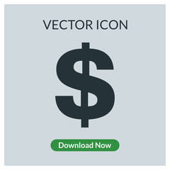 Dollar vector icon
