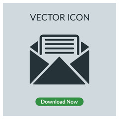 Letter vector icon
