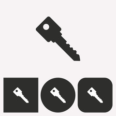 Key - vector icon.