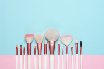 Makeup brushes set