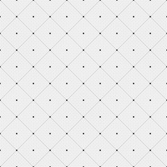 Vector seamless monochrome wired grid pattern design background