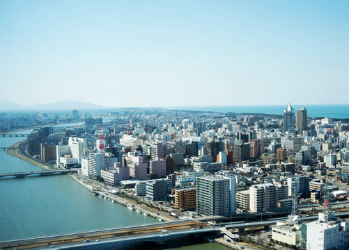 新潟市の眺望