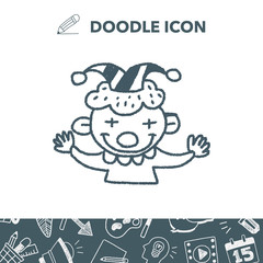 doodle clown