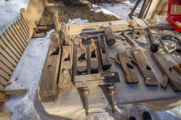 Старинные столярные инструменты