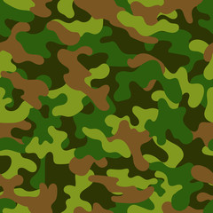Fototapeta premium Vector seamless military camouflage pattern. Seamless vector abstract background