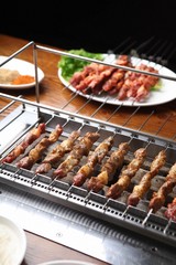 Lamb skewers 