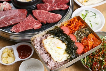 assorted meat roasted with seasonings