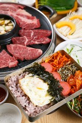 assorted meat roasted with seasonings