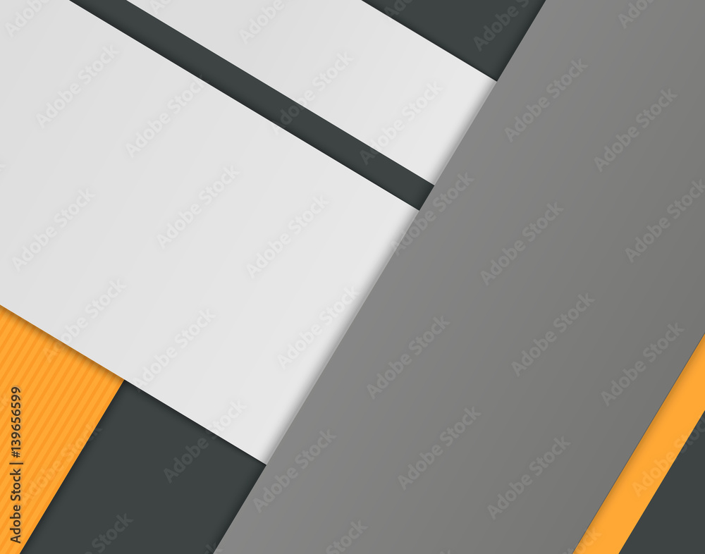Poster modern abstract material design background. paper style backdrop