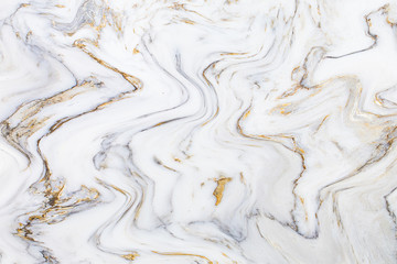 Obraz premium White gray Marble ink acrylic painted waves texture background. pattern can used for wallpaper or skin wall tile luxurious or Cover case mobile phone.