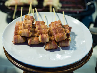 Barbeque at night market