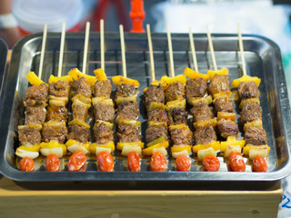 Barbeque at night market