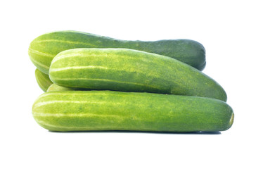 Cucumber isolate on white background