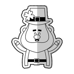 leprechaun st patricks day icon image vector illustration design 
