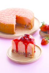 Strawberry cake
