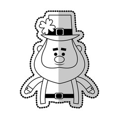 leprechaun st patricks day icon image vector illustration design 