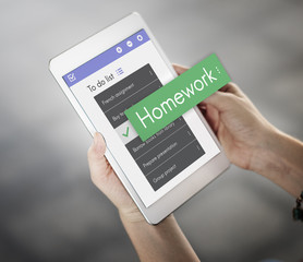 Homework Lesson Knowledge Task Word To Do List