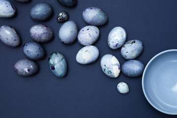 Eggs design over background