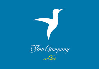 Logo Colibrì vettoriale