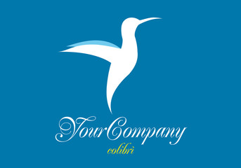 Logo Colibrì vettoriale