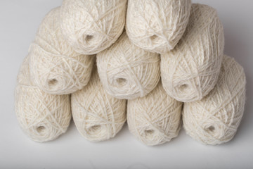 background white yarn