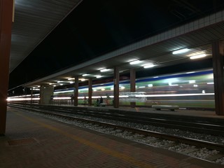 Fototapeta premium passing train